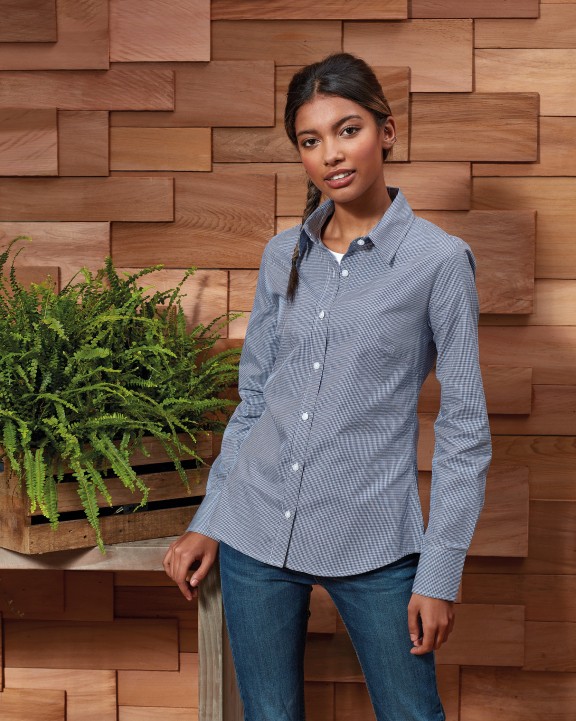 Chemise personnalisable PREMIER Chemise femme micro carreaux "Vichy"