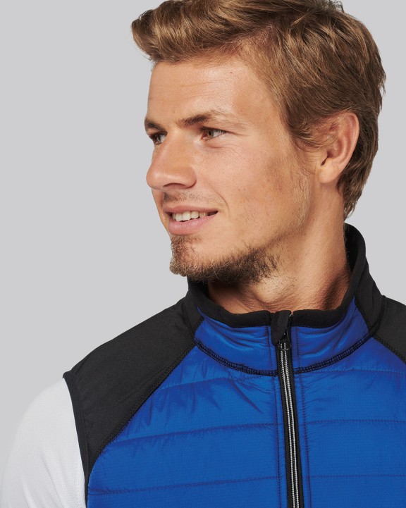 Veste personnalisable PROACT Veste sport bi-matière sans manches unisexe