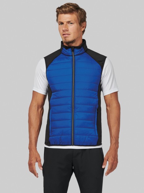 Vestes à personnaliser PROACT Veste sport bi-matière sans manches unisexe 