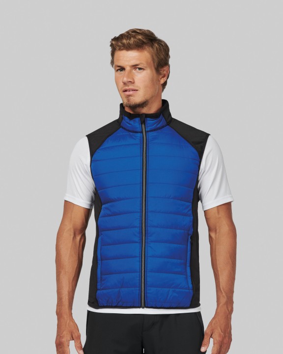 Veste personnalisable PROACT Veste sport bi-matière sans manches unisexe