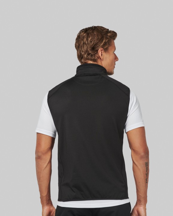 Veste personnalisable PROACT Veste sport bi-matière sans manches unisexe