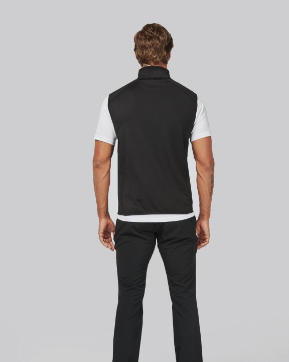 Veste personnalisable PROACT Veste sport bi-matière sans manches unisexe
