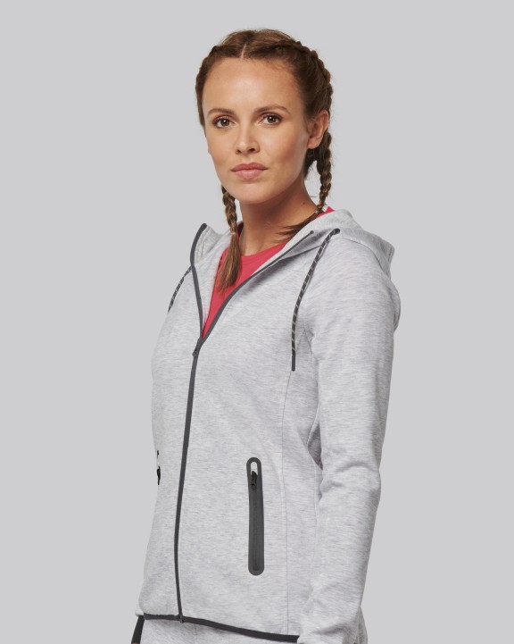 PROACT Damen-Funktions- performance Hoodie Jacke personalisierbar