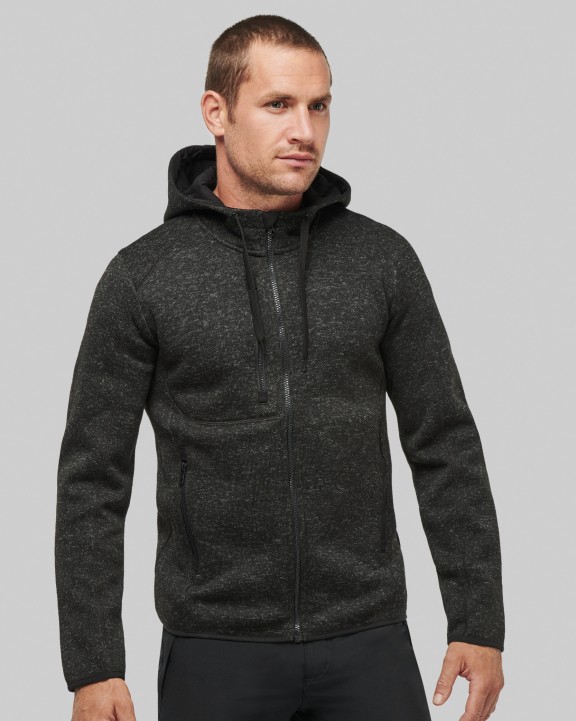 Veste personnalisable PROACT Veste à capuche chinée homme