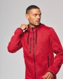 Veste personnalisable PROACT Veste à capuche chinée homme