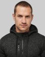 Veste personnalisable PROACT Veste à capuche chinée homme