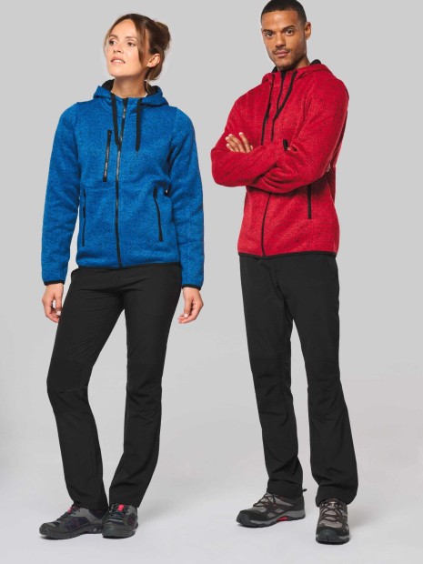 Vestes à personnaliser PROACT Veste à capuche chinée homme 