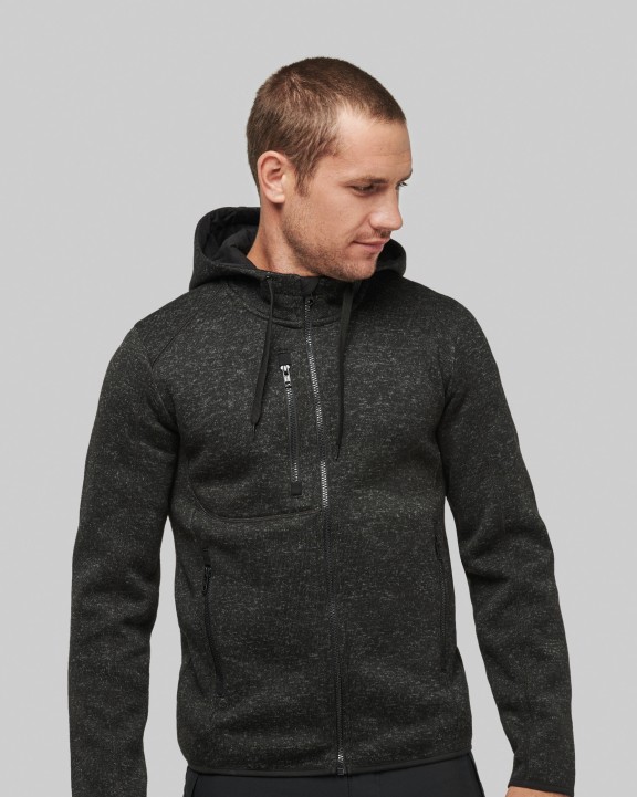 Veste personnalisable PROACT Veste à capuche chinée homme