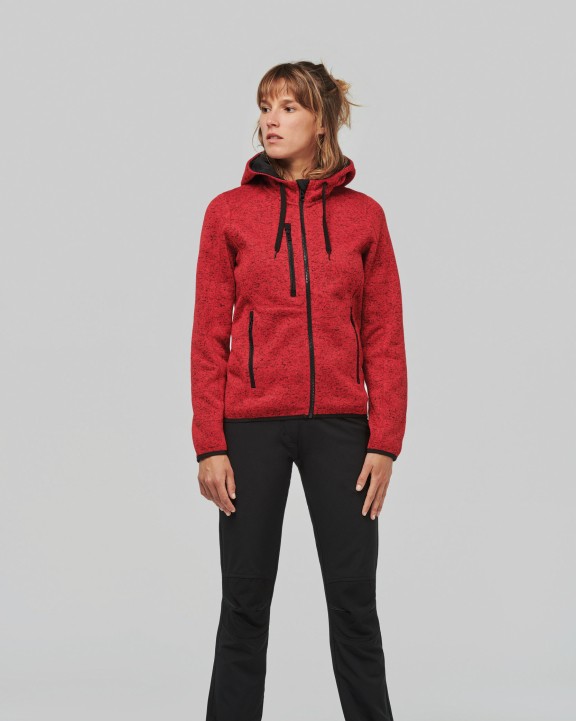 PROACT Damen-Hoodie aus Chiné Jacke personalisierbar