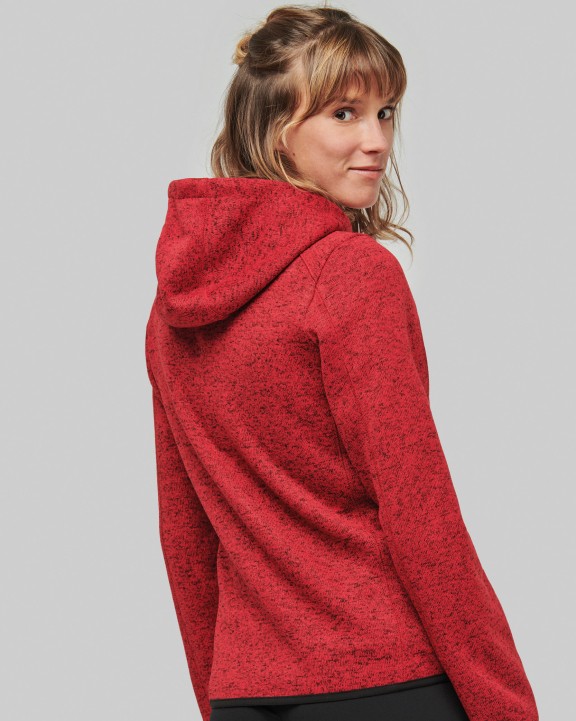 Veste personnalisable PROACT Veste à capuche chinée femme