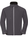 RUSSELL Veste homme Softshell Bionic-Finish® Gris acier personnalisable
