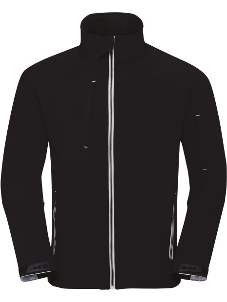 RUSSELL Veste homme Softshell Bionic-Finish® french marine personnalisable
