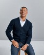 Pull personnalisable RUSSELL MEN'S V-NECK KNITTED CARDIGAN