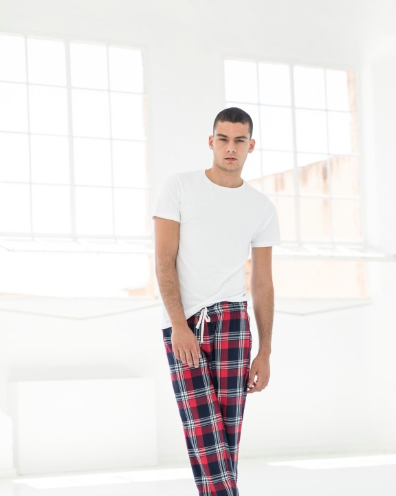 SKINNIFIT Men''s tartan lounge trousers Hose personalisierbar