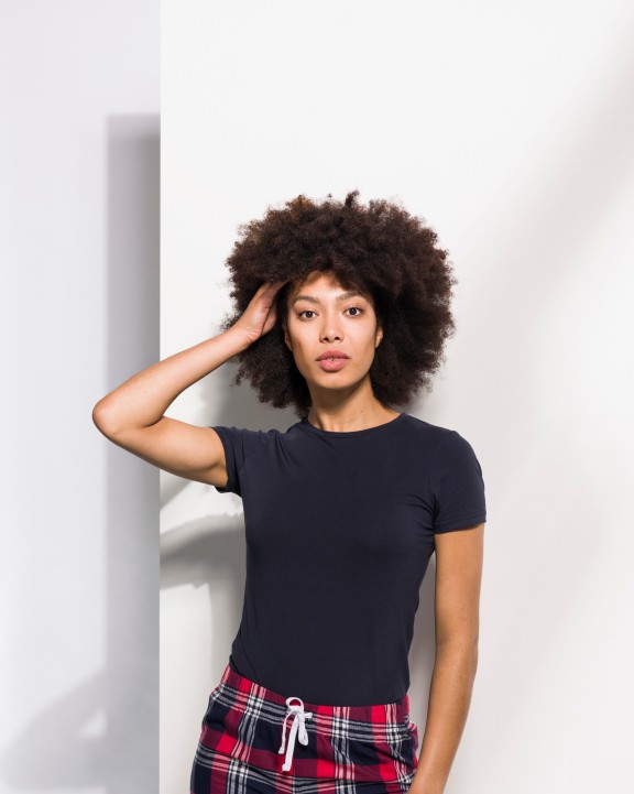 Bermuda & short personnalisable SKINNIFIT Short femme à motif tartan