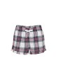 SKINNIFIT Women's Tartan Frill Lounge Shorts  personalisierbar