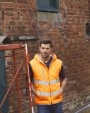 Jas YOKO Kensington - Hi-Vis bodywarmer met capuchon voor bedrukking &amp; borduring