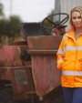 YOKO Hi-Vis ladies' executive jacket Jacke personalisierbar