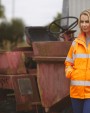 YOKO Hi-Vis ladies' executive jacket Jacke personalisierbar