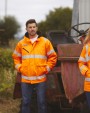YOKO Hi-Vis Fontaine Storm jacket Jacke personalisierbar