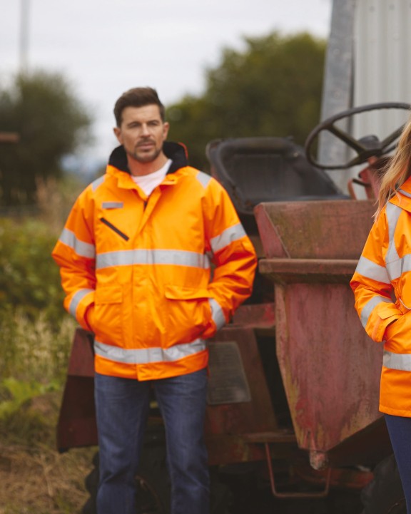 YOKO Hi-Vis Fontaine Storm jacket Jacke personalisierbar