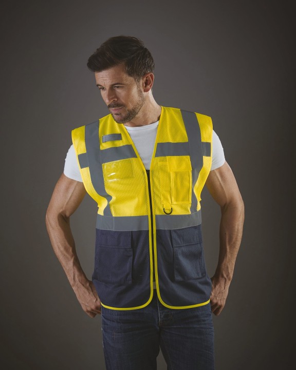Gilet de sécurité personnalisable YOKO Gilet haute visibilité Top Cool "Management"