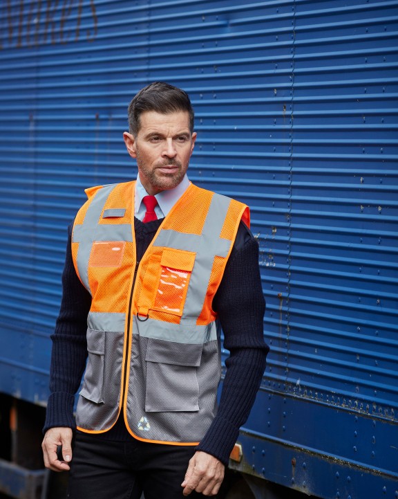 Gilet de sécurité personnalisable YOKO Gilet haute visibilité Top Cool "Management"