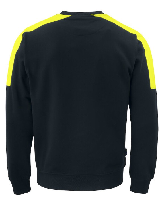 Sweater PROJOB 2125 SWEATER RONDE HALS MET FLUO INZETSTUKKEN voor bedrukking &amp; borduring
