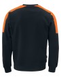 Sweat-shirt personnalisable PROJOB 2125 SWEATSHIRT COL ROND BANDES FLUO