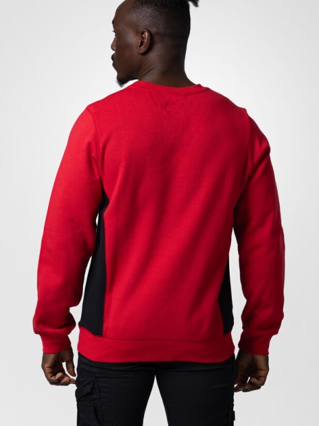 Sweat-shirts à personnaliser PROJOB 2127 SWEATSHIRT PRIO BICOLORE rouge