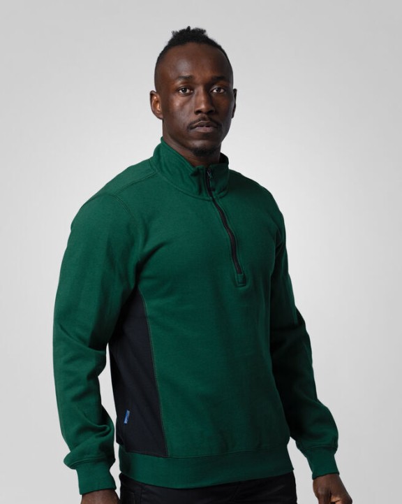 Sweat-shirt personnalisable PROJOB 2128 SWEATSHIRT PRIO BICOLORE COL ZIP