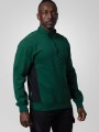 Sweat-shirts à personnaliser PROJOB 2128 SWEATSHIRT PRIO BICOLORE COL ZIP forest green