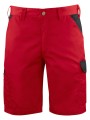 PROJOB 2528 SHORTS PRIO CONTRASTE rouge personnalisable