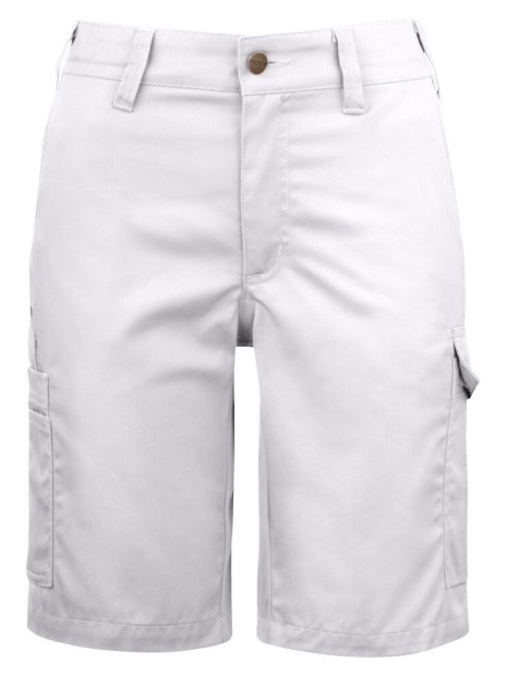 PROJOB 2529 SHORT PRIO POLYCOTON FEMME blanc personnalisable