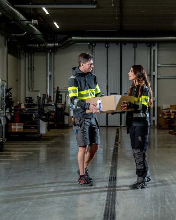 Broek PROJOB 5522 DAMESBROEK MET KNIEZAKKEN EN SPIJKERZAKKEN voor bedrukking &amp; borduring