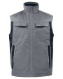 Veste personnalisable PROJOB 5704 BODYWARMER MULTIPOCHES PRIO MATELASSE