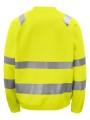 PROJOB 6106 SWEATSHIRT COL ROND - EN ISO 20471 CLASSE 3 jaune personnalisable