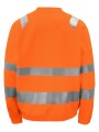 PROJOB 6106 SWEATSHIRT COL ROND - EN ISO 20471 CLASSE 3 orange personnalisable