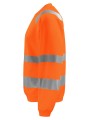 PROJOB 6106 SWEATSHIRT COL ROND - EN ISO 20471 CLASSE 3 orange personnalisable