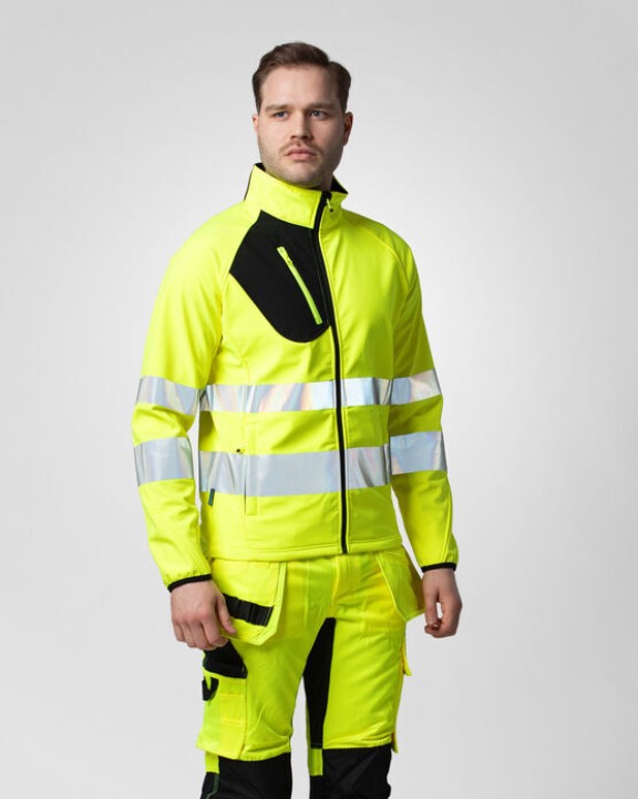 Softshell personnalisable PROJOB 6432 SOFTSHELL - EN ISO 20471 CLASSE 3/2