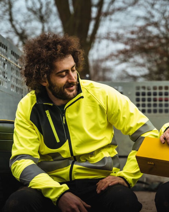Softshell personnalisable PROJOB 6432 SOFTSHELL - EN ISO 20471 CLASSE 3/2