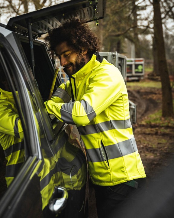 Softshell personnalisable PROJOB 6432 SOFTSHELL - EN ISO 20471 CLASSE 3/2