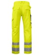 Broek PROJOB 6532 SIGNALISATIEBROEK MET KNIEZAKKEN EN ISO 20471 KLASSE 2 voor bedrukking &amp; borduring