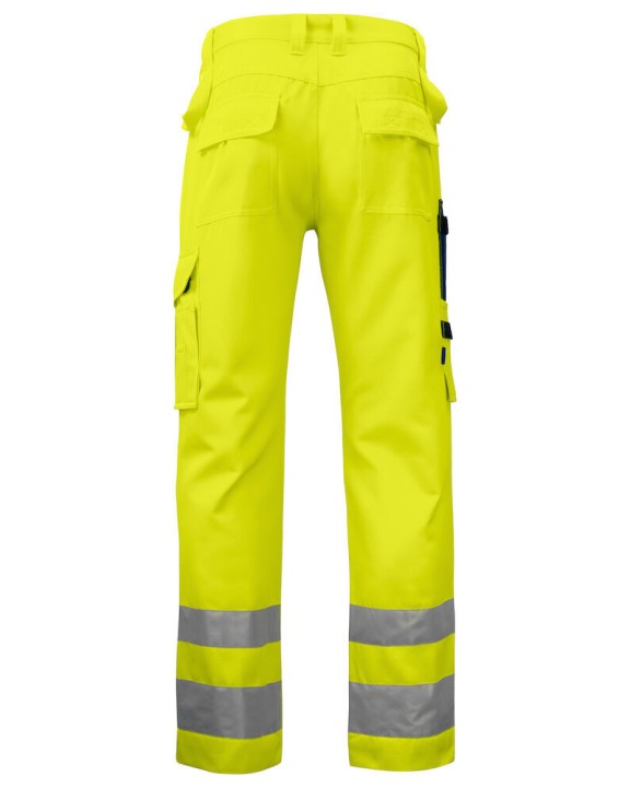 Broek PROJOB 6532 SIGNALISATIEBROEK MET KNIEZAKKEN EN ISO 20471 KLASSE 2 voor bedrukking &amp; borduring