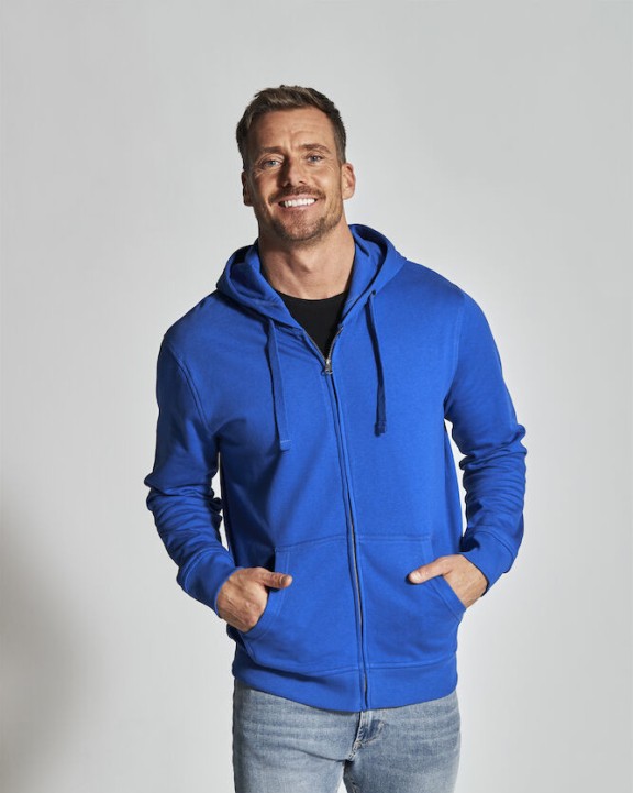 Sweat-shirt personnalisable COTTOVER SWEATSHIRT À CAPUCHE FULL ZIP HOMME - CERTIFIÉ GOTS