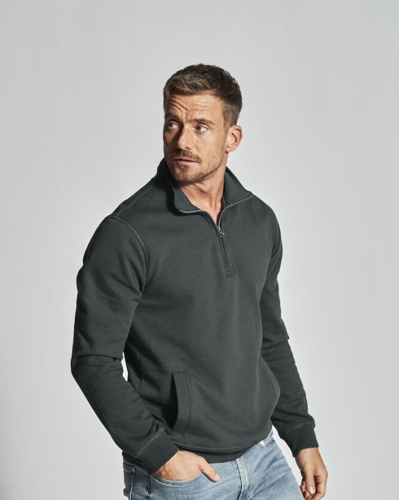 COTTOVER Half Zip Unisex Sweatshirt personalisierbar