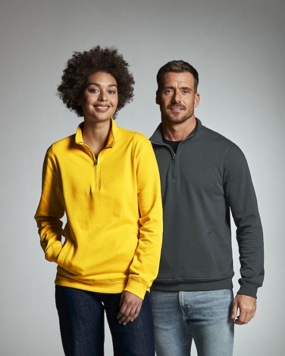 COTTOVER Half Zip Unisex Sweatshirt personalisierbar