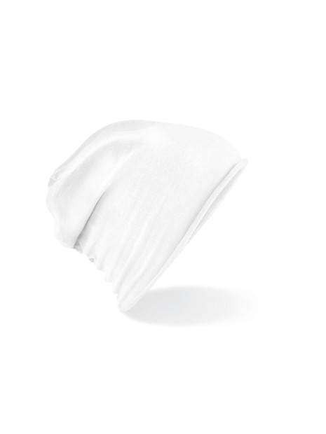 BEECHFIELD JERSEY BEANIE blanc personnalisable