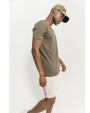 T-shirt BUILD YOUR BRAND Light T-Shirt V-Neck voor bedrukking &amp; borduring