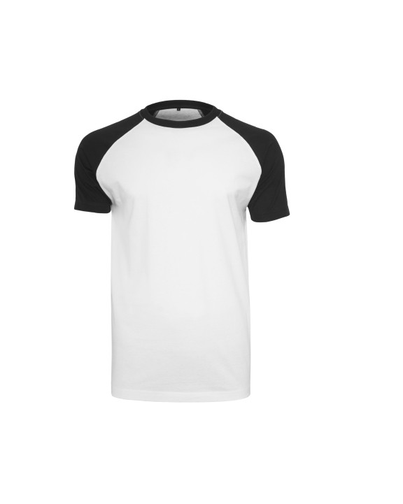 T-shirt personnalisable BUILD YOUR BRAND RAGLAN CONTRAST TEE